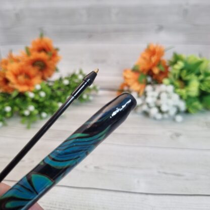 Polymer Clay Refillable Pen - Hip to be Square - Image 3
