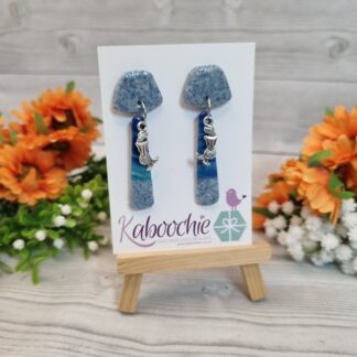 Polymer Clay Earrings - Mermaid
