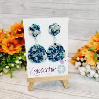 Polymer Clay Earrings - Mystic Sea