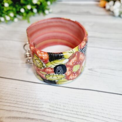 Hand Sculpted Polymer Clay Cuff Bracelet - Nannas Garden - Image 2