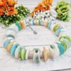 Beaded Choker Necklace With Shell Beads - Tide Dance - Image 2