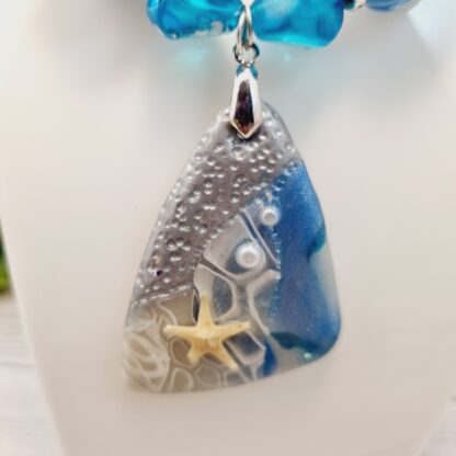 Statement Necklace Handmade - Out To Sea - Image 5