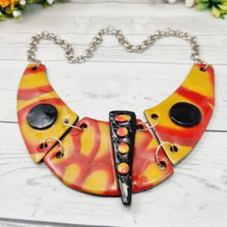 Statement Collar Necklace - Fire Goddess