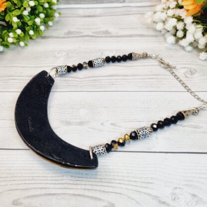 Aztec Polymer Clay Collar Necklace - Image 2