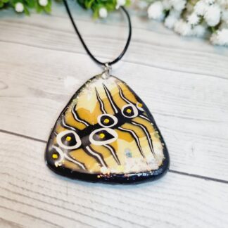 Polymer Clay Pendant - Bejeweled Tigress