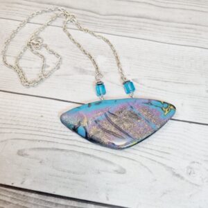 Polymer Clay Pendant - Galaxy