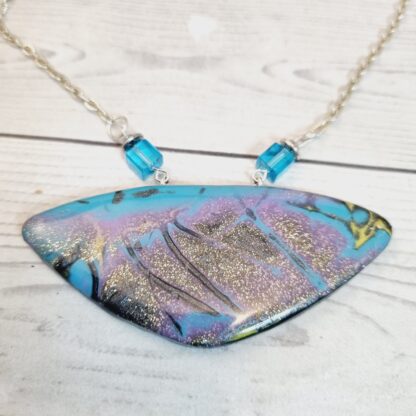 Polymer Clay Pendant - Galaxy - Image 2