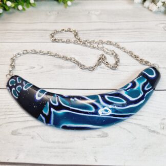 Statement Collar Necklace - Deep Ocean