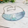 Statement Collar Necklace - Torn paper - Image 2