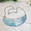 Statement Collar Necklace - Torn paper