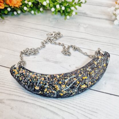 Statement Collar Necklace - Torn paper - Image 3