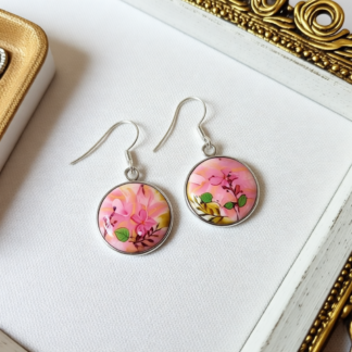 Artisanal Polymer Clay Earrings – Delicate Spring Garden Artistry