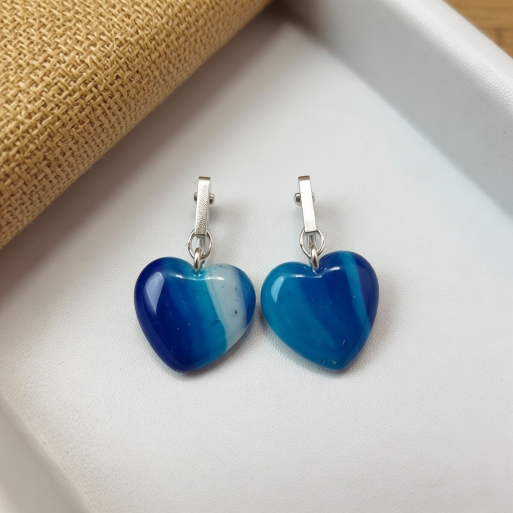 Lightweight Polymer Clay Earrings – Handcrafted Comfort