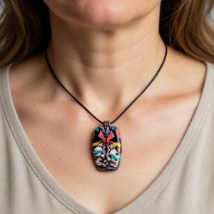 Polymer Clay Pendant – Natasha Bead