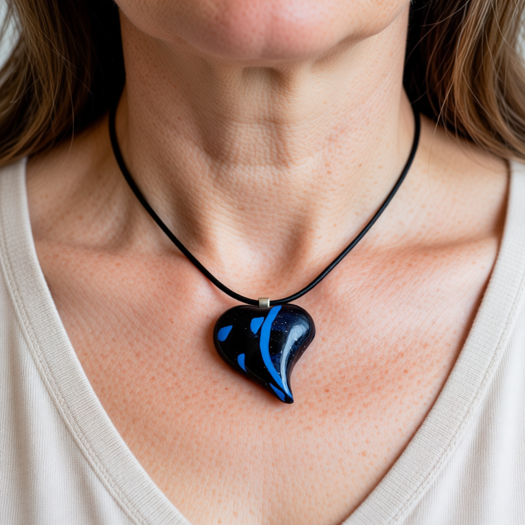 Polymer Clay Pendant Tide Pool