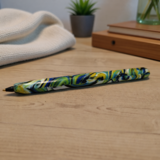 Starry Night Art Polymer Clay Pen for Arthritis – Thicker Design – Mothers Day Gift
