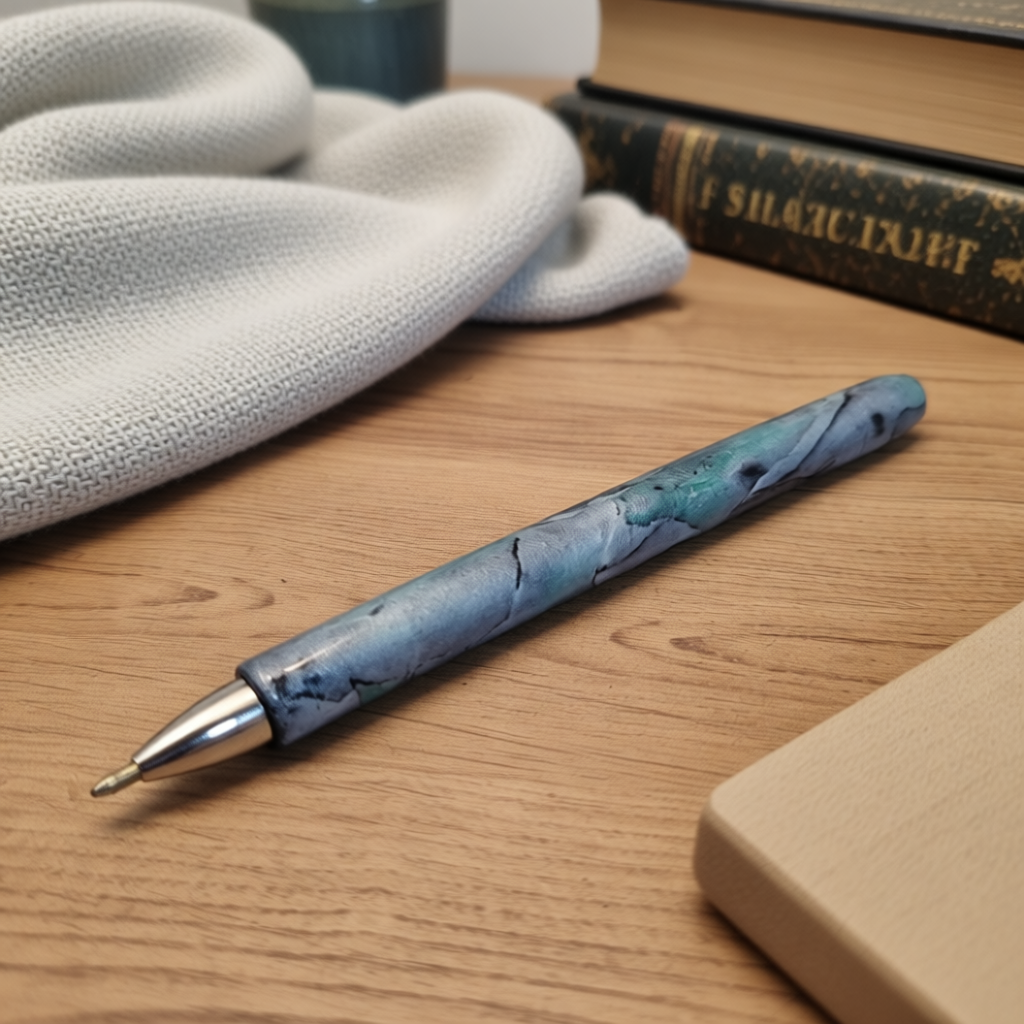 Thick Barrel Polymer Clay Refillable Pen – Easy Grip for Arthritis Pain