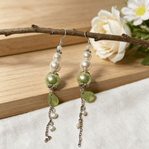 Pearl Vine Dangle Earrings