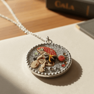 Silver Resin Pendant – Fairy Land